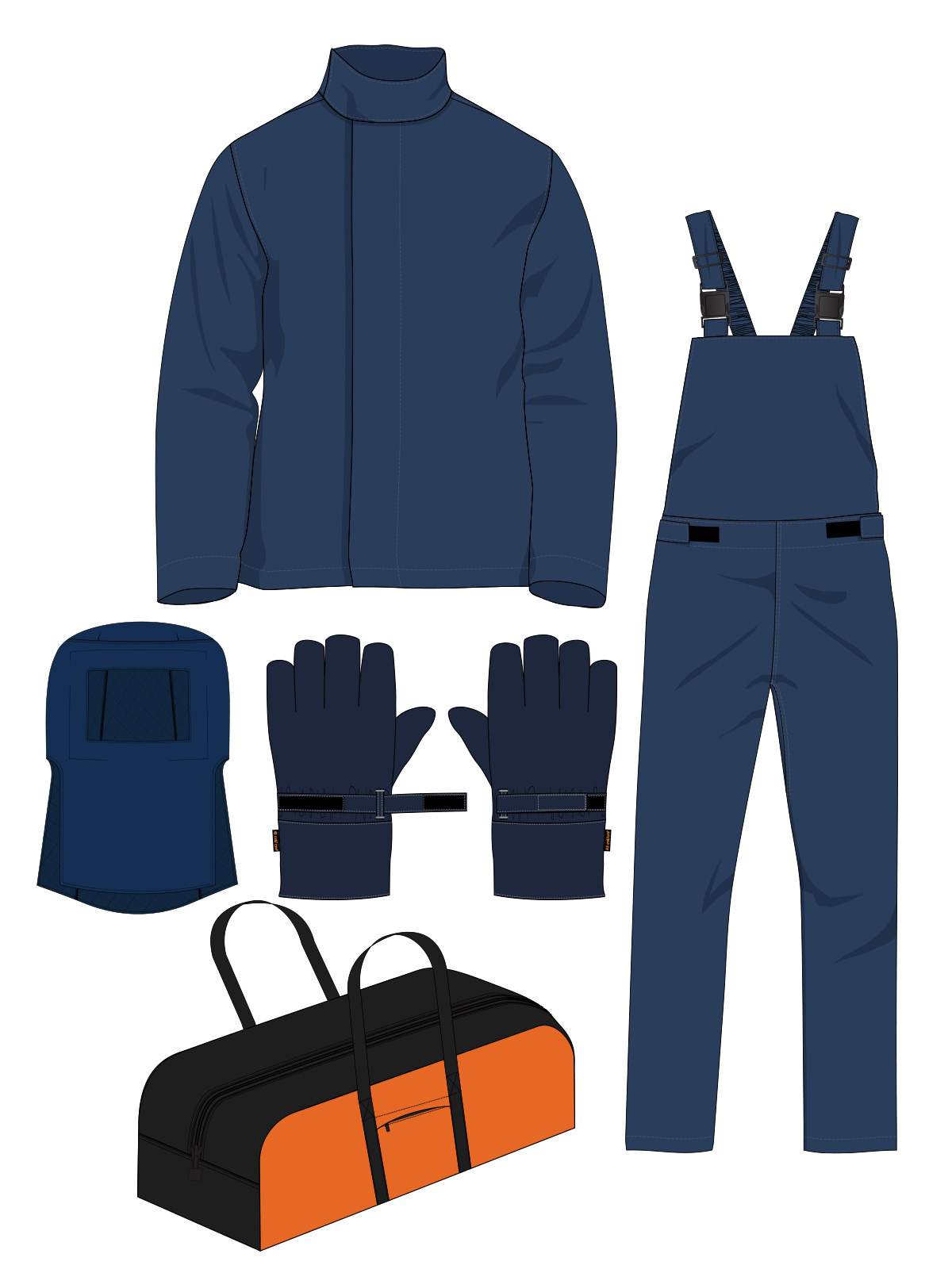 Arc Flash Protection Kit Full Body Protection Arc Rated Suit Kit